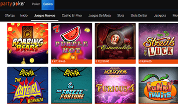 partypoker Online-Casino-Spiele